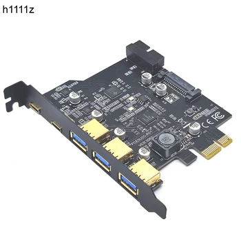 C-tüüpi USB-3.2 Gen2 PCIE Kaart Hub USB 3.0 PCI Express Juhatuse PCI-E PCI-E USB-Adapter 3 Kordaja USB3 3.1 Töötleja Ärkaja Kaardid
