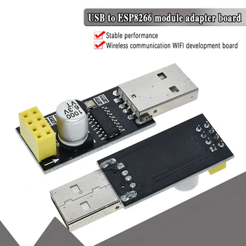 CH340 USB ESP8266 ESP-01 Wifi-Moodul Adapter-Arvuti-Telefon-Juhtmeta Side Mikrokontrolleri jaoks Arduino