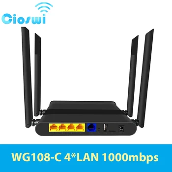 Cioswi Wifi Ruuter 1200Mbps Dual Band Openwrt Tulemüüri MT7621A 800MHz 4-LAN Kõrge Kasum 4*5dbi Antenni Home Office Hotspot