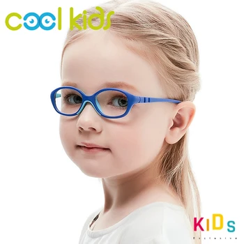 COOL KIDS Kids Optilised Klaasid Raami Paindlik Prillid TR90 Raam Kerge Laste Prillid Ohutus (2-5) Poisid Tüdrukud Prillide Raam