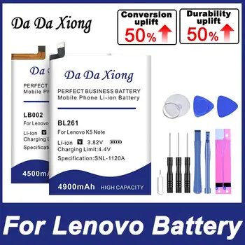 DaDaXiong 100% Uued Bateria Lenovo Tab 7.0 ZUK Z2 pro Vibe P1 S5 Tablett M10 L38111 K10 Märkus 5 Pr Pro L38041S5Pro L58091 6681