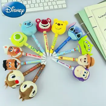 Disney Kawaii Õmblema Palus Nuku Pen Välismaalase Lotso Pooh Karu Õmblema Nukk Neutraalne Pen Õpilane Cartoon Palus Allkiri Pliiatsi Hulgimüük