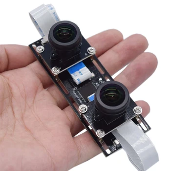 Dual Lens Sünkroonimine Kaamera Moodul USB2.0 OTG UVC MJPEG YUY2 30fps 3D VR Stereo usb Veebikaamera sünkroonne raamid kaamera