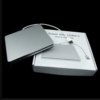 DVD-RW Sülearvuti, Väline DVD-Burner Drives Kasti Korpuses Juhul Äraveo Super Slim-USB 2.0 Pesa, DVD-Portatil Drive blu-ray