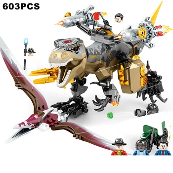 Eelajalooline Planeet Jurassic Vanus Dinosaurus Ühilduv Legoassemble Arenguhäireid Ehitusplokk Telliskivi Tegevus Joonis Mänguasjad, Kingitused Poiss