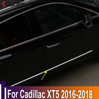 Eest Cadillac XT5 2016 2017 2018 ABS Plastikust Pool Ust Keha Vormimise Line Kate Sisekujundus Protector Teenetemärgi Välisilme Tarvikud