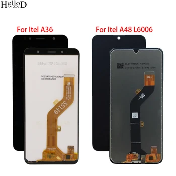 Eest Itel A48 L6006 LCD Ekraan Puutetundlik Digitizer Assamblee Andur Telefon Asendaja Itel A36 Täis LCD Ekraan