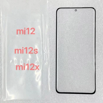 Eest Xiaomi Mi 12 Ekraani Mi12 S X 12S 12X Mi12S Mi12X Ees Puutetundlik OCA Panel LCD Ekraan Klaasist Kate Asendamine