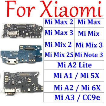 Eest Xiaomi Mi A2 Lite Max 2 3 Mix 2 2S 3 A3 CC9e A1 5X A2 6X Märkus 3 Laadimine USB-Pordi Laadija Dock Connector Board Mic-Flex