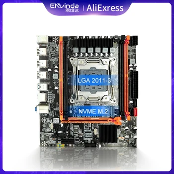 Envinda D4 Emaplaadi Pesa LGA2011-3 NVME M. 2 SSD USB3.0 Toetada DDR4 REG ECC Mälu ja Intel Xeon E5 V3 V4 i7 Protsessor