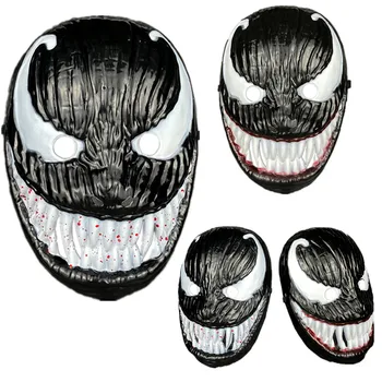 Filmi Venom Täiskasvanud Lapsed Unisex Mask Cosplay Superkangelane Maskeraad Halloween Tume Kostüüm Plastikust Õudus Maskid Karneval Rekvisiidid Kingitused