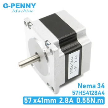 G-penny NEMA23 Hybird Stepper Motor 57x41mm 2.8 A 0.55 N. m 78Oz-in Nema 23 4 juhtmete Jaoks CNC masin 3D-printer