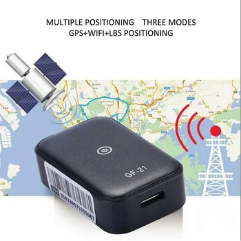 GF21 Mini GPS reaalajas Auto Tracker Anti-Kaotatud Seadme hääljuhtimine Salvestus-Lokaator HD Mikrofon WIFI+£+GPS Lokaator Pos
