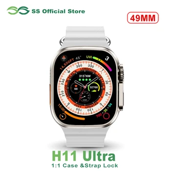 H11 Ultra Smartwatch Rihm Lukk 49mm Seeria 8 Bluetooth Kõne Titaani Sulam 1.91