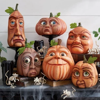 Halloween Pumpkin Väljas Kaunistamiseks Vaimu Poole Õue Kaunistamiseks Kõrvitsa Peaga Õue Kodu Aia Kaunistamiseks Vaik Kõrvitsa Kuju
