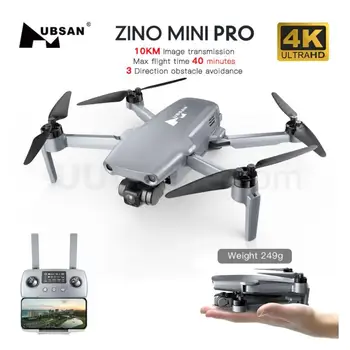 Hubsan ZINO Mini PRO 249g GPS Undamine koos 4K Kaamera 3-Telje Gimbal Quadcopter 45mins 10KM Takistuse Vältimine Professional