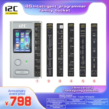 I2C i6S Intelligentne Programmeerija Jaoks iPhone6-13 Pro Max Ekraanil Originaal Värv Õige Tooni Funktsiooni Dot Matrix Repair Face ID Aku