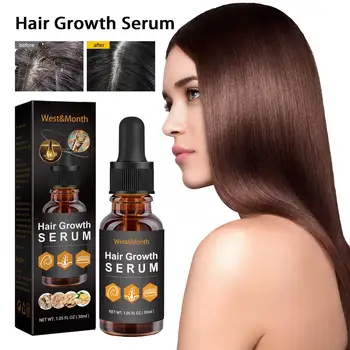 Ingver Juuksed Majanduskasvu Spray Seerumi Anti Hair Loss eeterlik Õli Kasvu ära Hoida Juuste Biotiin Kiire Juuste Kasvu E1U3
