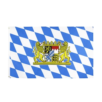 JohninUSEA rippuvad 90*150cm saksamaa riigi vapp Baieri lipu Kaunistamiseks