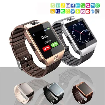 Kaamera Smart Watch DZ09 Reloj Digitaalse Randme Mehed, Bluetooth Elektroonika SIM-Kaardi Sport Smartwatch Toetada Mitut Keelt