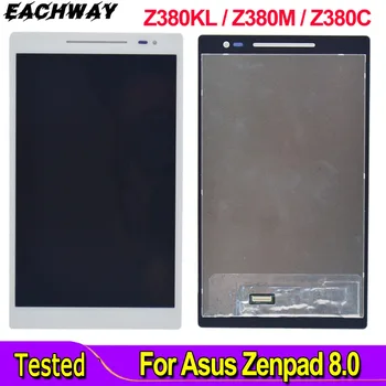 Katsetatud Asus Zenpad 8.0 Z380 Z380KL Z380CX Z380C Z380M LCD Ekraan Puutetundlik Digitizer Assamblee Asendamine LCD Z380KL
