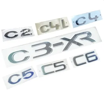 kehtivad Citroen C2 C4 C4L C5, C6, C3-XR Originaal auto logo pagasiruumi digitaalse tähise saba kaubamärk