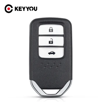 KEYYOU Smart Remote Key Shell Juhul Fob 3 Nupud Honda Civic Accord 2013 2014 2015 2016
