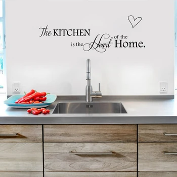 Köök On Südames Kodus Hinnapakkumisi Seina Kleebised Kodu Kaunistamiseks Kitchenroom Elutoamööbel Kleebised Diy Vinüül Seina Art