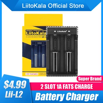 LiitoKala Lii-L2 3.7 V Laadija 18650 Li-ion aku, USB-sõltumatu laadimine portable High power heakskiidu 18350 16340