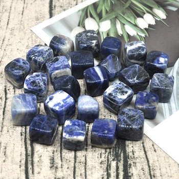 Looduslik Sinine Sodalite Kruusa Näidise Suurus Ebaregulaarne Kukkunud Kivi Reiki Tervendav Kristall, Mineraal Kvarts Koju Akvaariumi Dekoratsioon