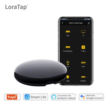 LoraTap Smart Elu Tuya WiFi IR Silla Kontrolli Aircondition Fänn TV Töötab koos Google ' i Kodu Alexa Echo Universal Remote AC DIY