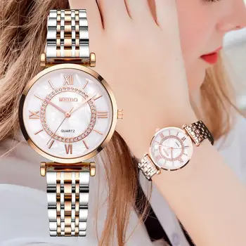 Luxus Kristall Frauen Armband Uhren Top Marke Mode Diamant Damen Quarz Kella Stahl Weibliche Armbanduhr Montre Femme Relogio
