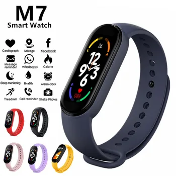 M7 Smart Vaadata Meeste ja Naiste Xiaomi Smartwatch Fitness Käevõru Südame Löögisageduse Fitness Jälgimise Smart Bänd Kellad MiBand M7