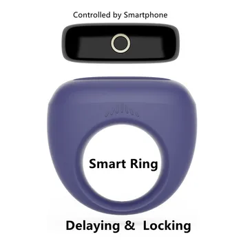 Magic Motion Smart APP Kantavad Kukk Ring Seksi Mänguasi, Bluetooth Vibraator Peenise Varruka Dante Ringi Traadita Täppe Massaaž Stimulaator