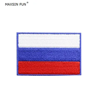 MAXSIN LÕBUS 1 TK Kõrge Kvaliteedi Väike Raud Venemaa Lipu Plaaster Patriootliku Sõjalise Kleebis Liimi Seljakott Mantel DIY