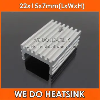 ME EI HEATSINK 20pcs 22x15x7mm Alumiinium Siilit Radiaator Heatsink TO-220/TO220 MOSFET