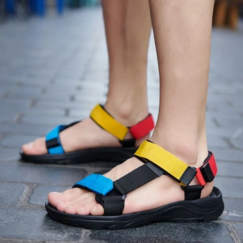 Meeste Sandaalid Lihtne Juhuslik Suve Kingad Mugavad Tossud Väljas Beach Puhkus Sandaalid 2022 Uued Meeste Vabaaja jalanõud Sandaalid