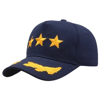 Meeste Tumesinine Puuvillane Tikitud Müts Naiste Väljas Telkimine Reisi Sinine Päike Müts Baseball Cap
