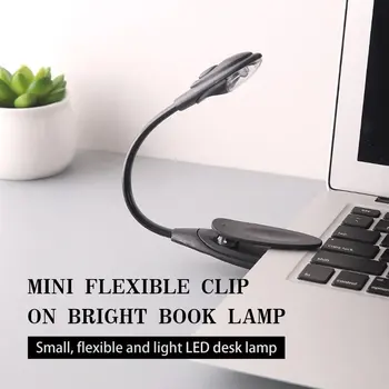 Mini Paindlik Laetav LED-USB-Raamat, Kerge Lugemine Kerge Paindlik Raamat Lamp Dimmer Clip Tabel laualamp Kaasaskantav Clip Light