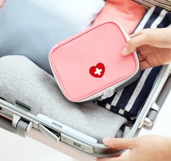 Mini Väljas First Aid Kit Kott Reisimiseks Kaasaskantavad Ravim, Pakendi Emergency Kit Kott Pill Ladustamise Kott Väike Abimees