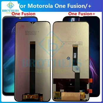 Motorola Moto Üks Fusion OneFusion Fusion+ LCD Ekraan Puutetundlik Digitizer Assamblee Motorola XT2073-2 Fusion Plus