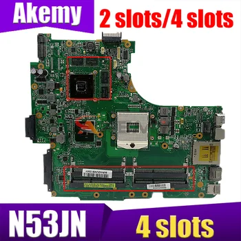 N53JN Emaplaadi 2 Slots või 4 Slots ASUS N53JF N53JG N53JQ N53JL N53JN N53J Originaal Sülearvuti Emaplaadi Mainboard