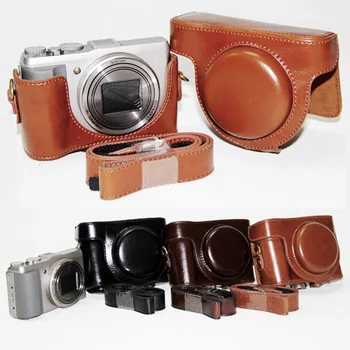 Nahast kaamerakott kott Grip Rihma Sony DSC-HX90V HX90 HX50 HX60 WX500