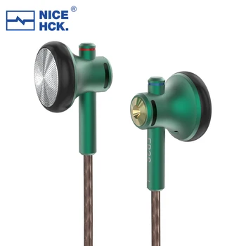 NiceHCK EB2S 3,5 mm CNC HiFi Kõrvaklapid Mikrofoniga Metallist Peakomplekt Vokaal Muusika Kõrvaklapid Ekraan 15,4 mm COMPETENCE Diaphgram Dünaamiline Earbuds