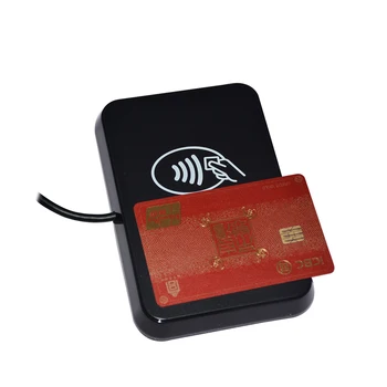 Odavam Hind, USB CCID Tüüp A EMV L1-Kaardi Lugeja Kirjanik Kontaktivaba NFC Must HD8N