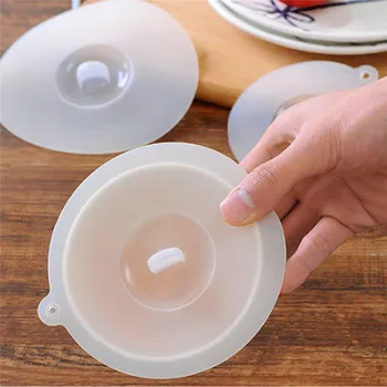 Ohutu FDA Silikooniga Vee Joomist Tassi Kaas Anti-dust Bowl Kate Cup Tihendid Klaas Kruusid Kork Valge Tass Kate kuumuskindel