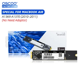 OSCOO Internal SSD (Solid State Originaal 1TB 512 GB 256GB kõvaketas Apple Macbook Air A1465 A1466 Pro A1425 A1398 Aasta 2012