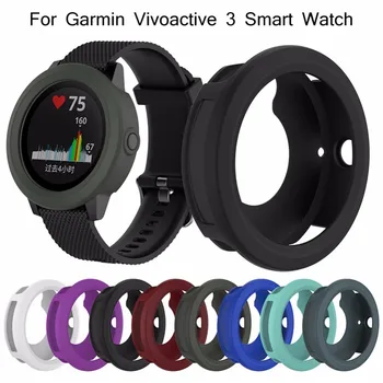 Pehmest Silikoonist Protector Juhul Kaas Garmin Vivoactive 3 Smart Watch Kaitsev Kest Läbimõõt 45.4 MM Vaata Tarvikud