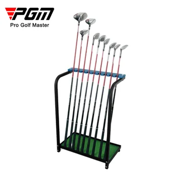 Pgm Golf Club Display Rack Metallist Riiul Korraldaja Golfikepid Palli Seista Omanik Asjade Toetust 9 / 18 Auku Pole Sadamates Riiul