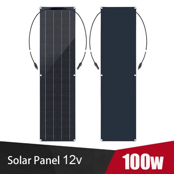 päikesepaneel 12v 100w 50w kit Paindlik solar cell aku laadija 12v/24v 20A Töötleja auto RV paadi, kämping